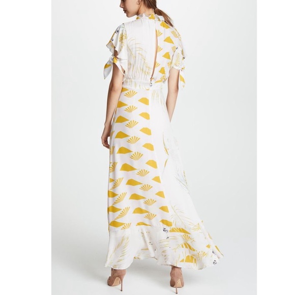 Cynthia Rowley Talia Printed Silk Gown 